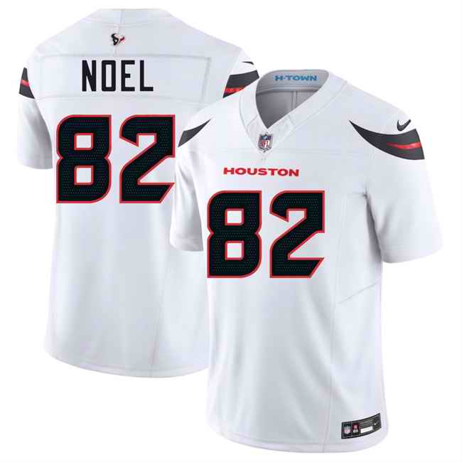 Men's Houston Texans #82 Jaylin Noel White 2025 Draft Vapor F.U.S.E. Limited Stitched jersey